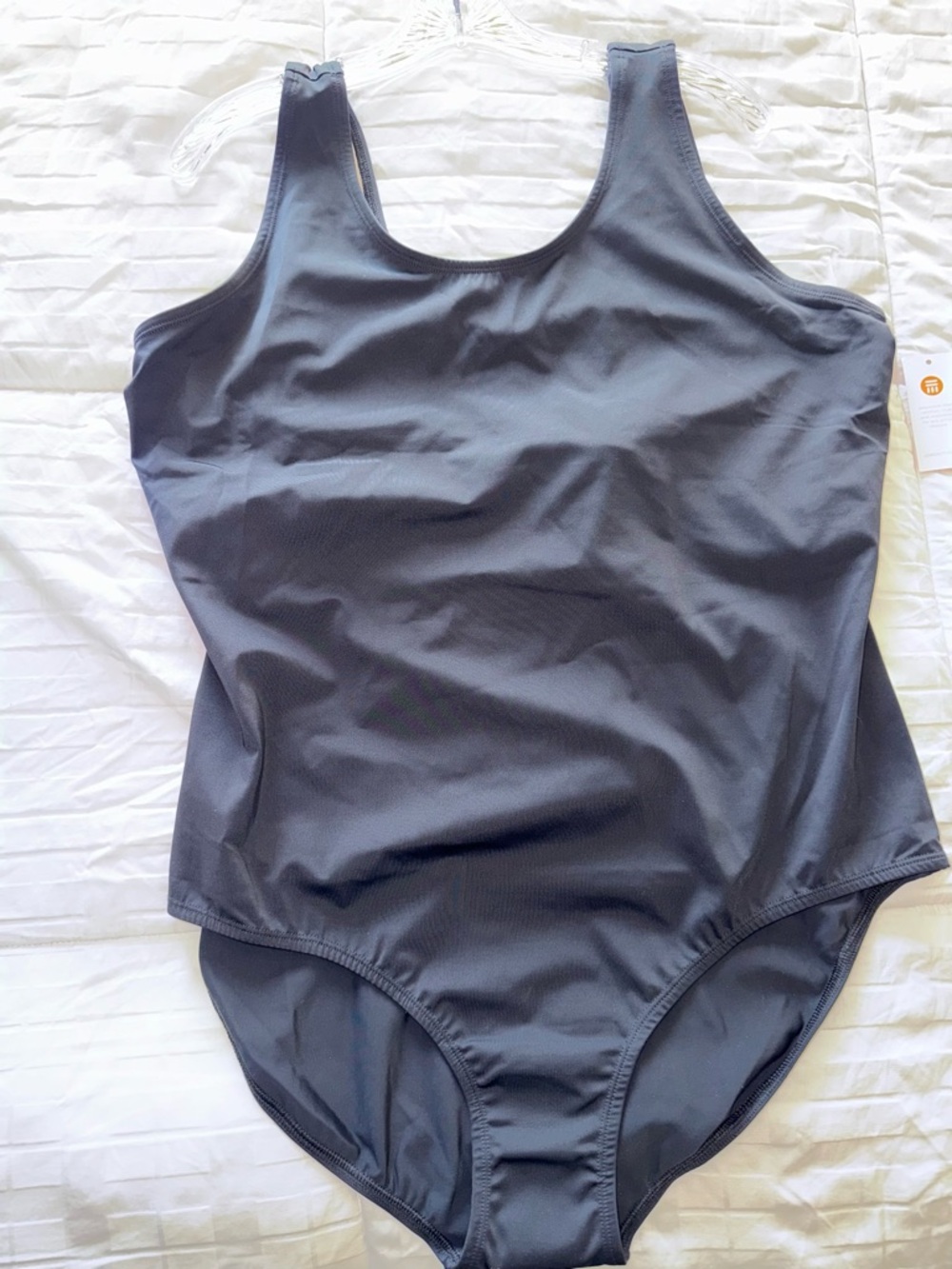 Juno Active 
AquaSport Princess Seam Tanksuit Classic Black